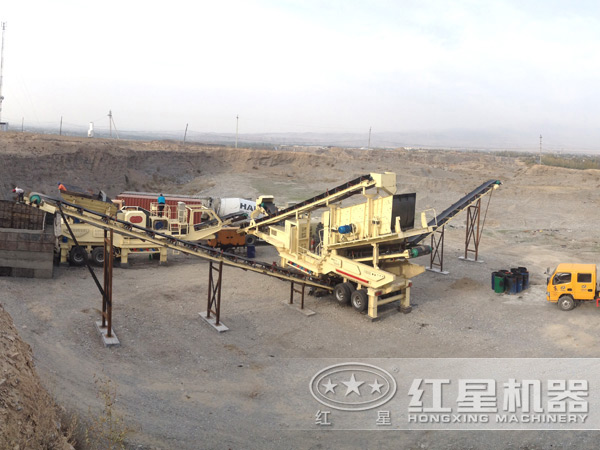 建筑垃圾移動破碎站 建筑垃圾移動破碎站