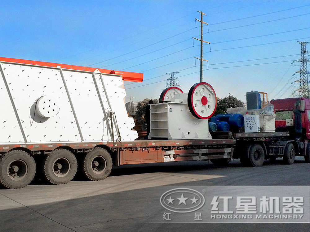 河卵石破碎生產(chǎn)線成套設(shè)備發(fā)貨圖 河卵石破碎生產(chǎn)線成套設(shè)備發(fā)貨圖